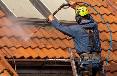 Démoussage et hydrofuge de toiture à Gros-Réderching